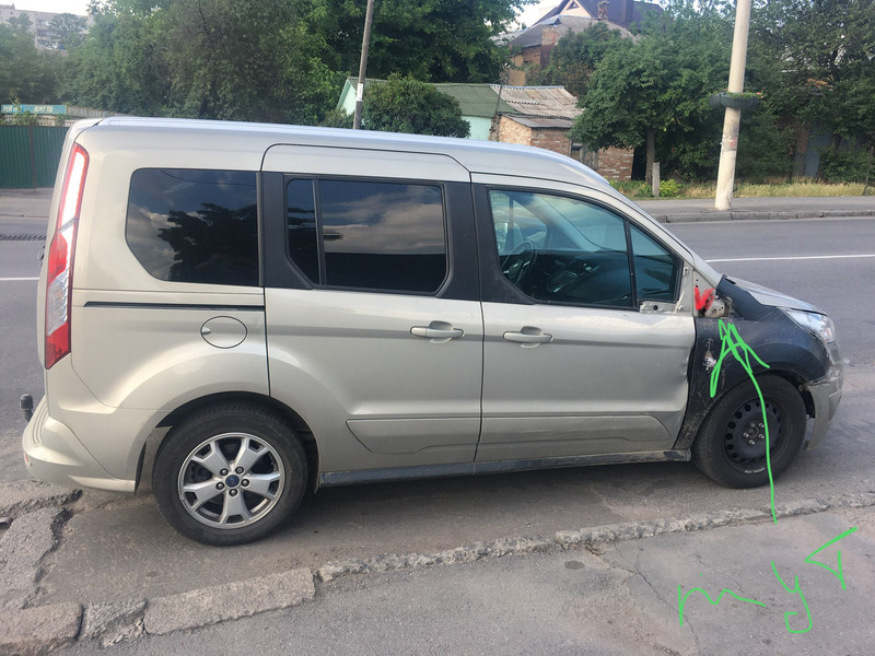 Накладка Ford Tourneo Connect  2014 1.6 Дизель Винница