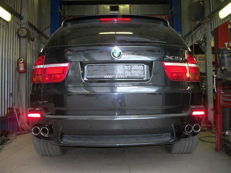 Насадки на глушитель в стиле Hamann BMW X5 E70  2009 4.8 Бензин Киев