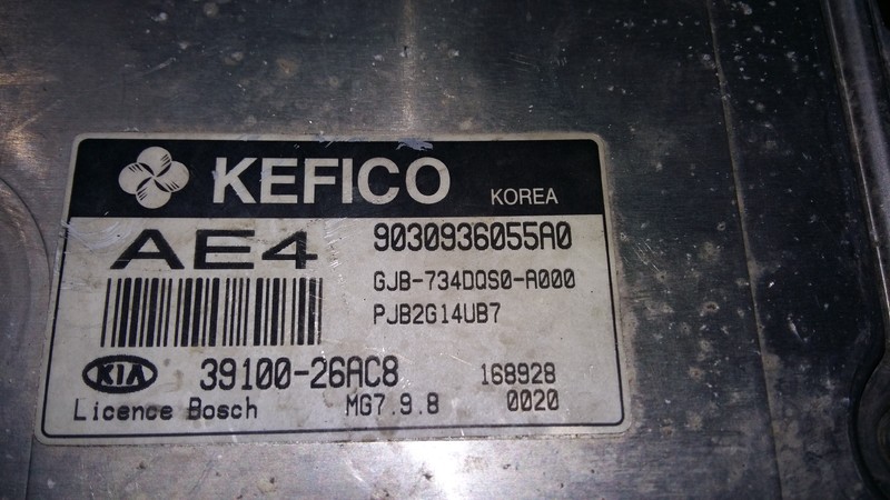 Блок керування двигуном Kia Rio 2  2007 1.4 Бензин 