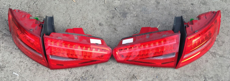 Задние фары audia4 рестайл комплект Audi A4 B8  2013 2.0 Бензин Одесса