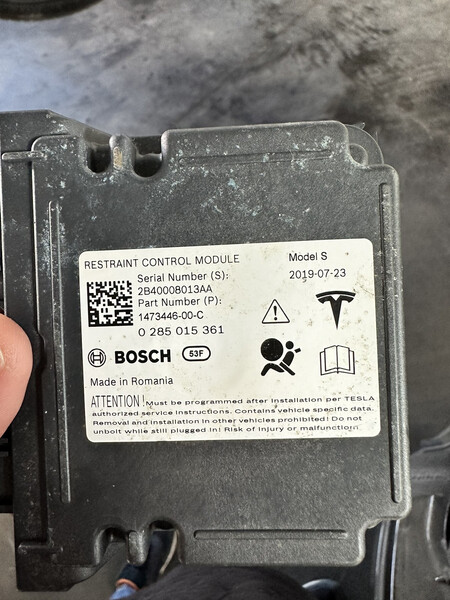 Блок SRS Tesla Model S  2019 хэтчбек  Электро Одесса