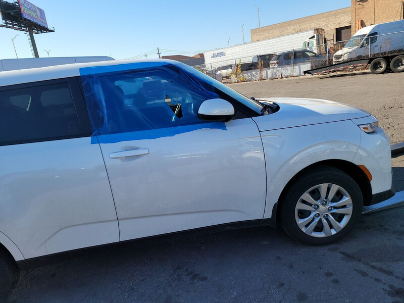 Скло бічне переднє праве Kia Soul 2  2020 хетчбек 2.0 Бензин Київ