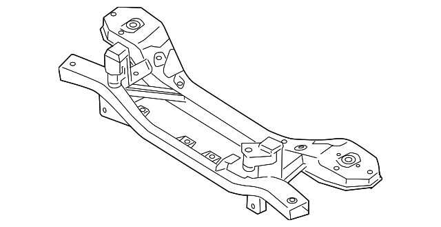 Задний подрамник Mazda 3 BK 2008 г.  1.6 л бензин Хмельницкий