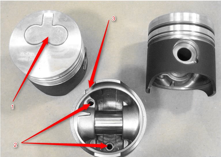 Поршни в сборе Fiat Croma мотор 8144 1987 2.5 Дизель Сімферополь