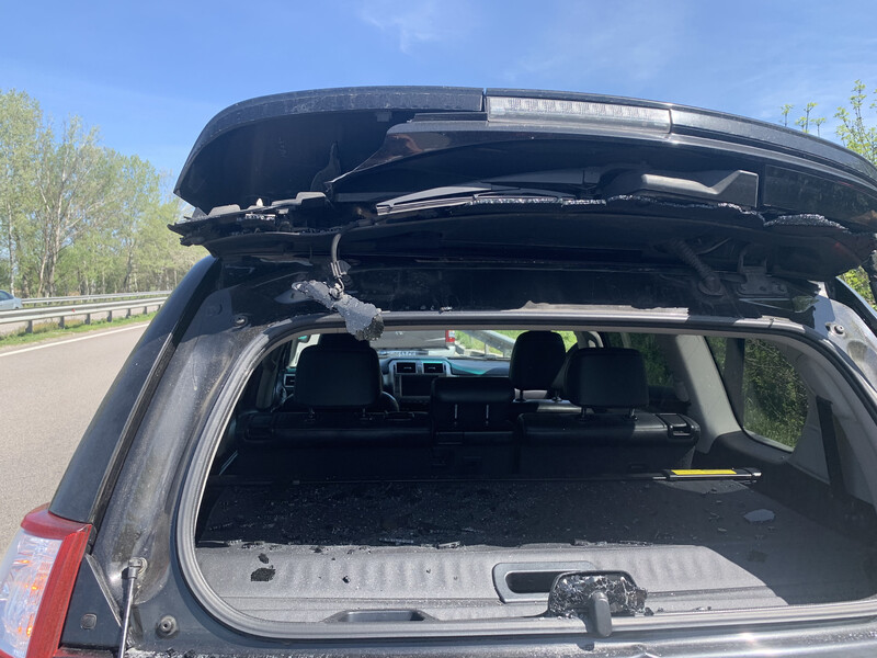 Задний спойлер 7608560082C1   Lexus GX