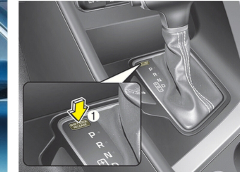Shift lock release Kia Niro  2019 универсал 1.6 Гибрид Одесса
