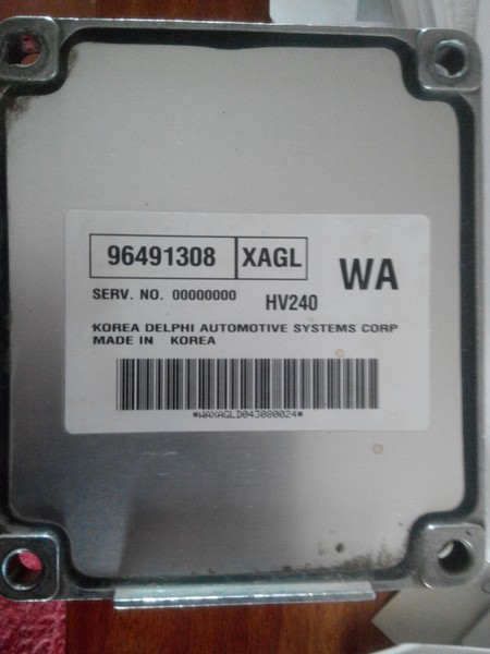 Електронний блок керування двигуном 96491308 XAGL HV240   Chevrolet Lacetti, Chevrolet Nubira, Chevrolet Optra