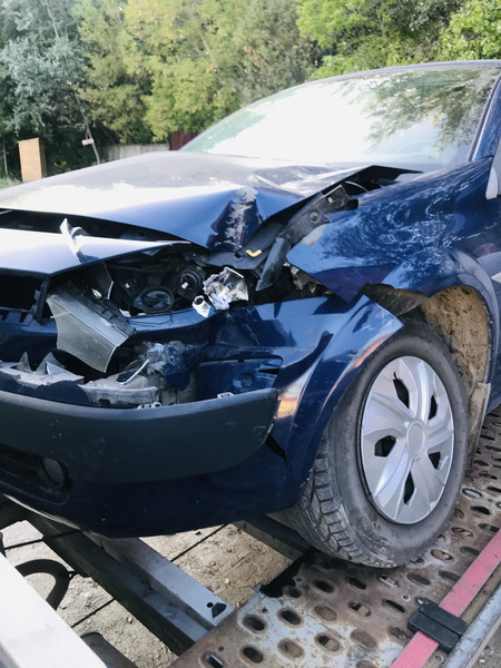 Капот левое крыло передний бампер левая фара Renault Megane 2 универсал 2004 г.  1.6 л бензин Житомир