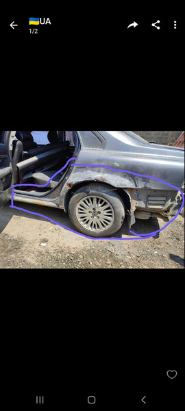 Щадняя левая четверть Volvo S80 2000 г.  2.4 л бензин Киев
