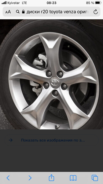 Колесні диски Toyota Venza  2012 3.5 Бензин 