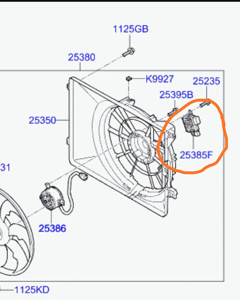 Блок керування вентилятором Hyundai Tucson 2.0 GDI 2017 2.0 Бензин Київ
