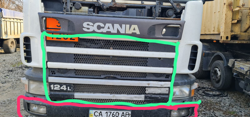 Бампер передний SCANIA 124 2002 г.  Умань