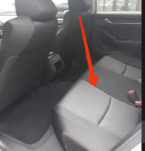 Нижняя часть заднего сиденья или обивка цвет Honda Accord 9  2019 1.5 Бензин Новомосковск
