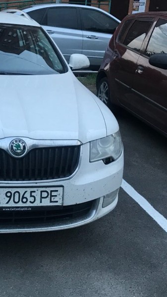 Хромірована накладка на омивач фари ліва Skoda Superb 2 2010 1.9 Дизель Львов