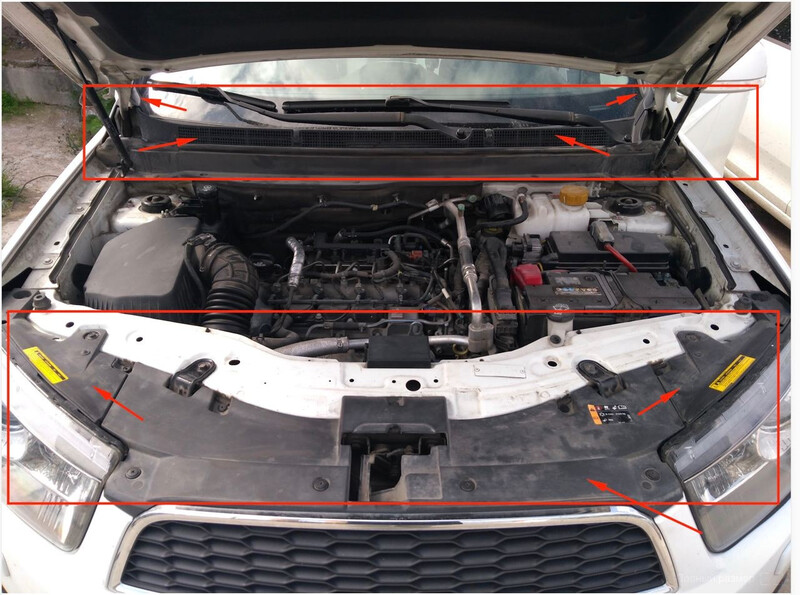 Пластик под капот Chevrolet Captiva 2012 р.  2.2 л дизель Київ