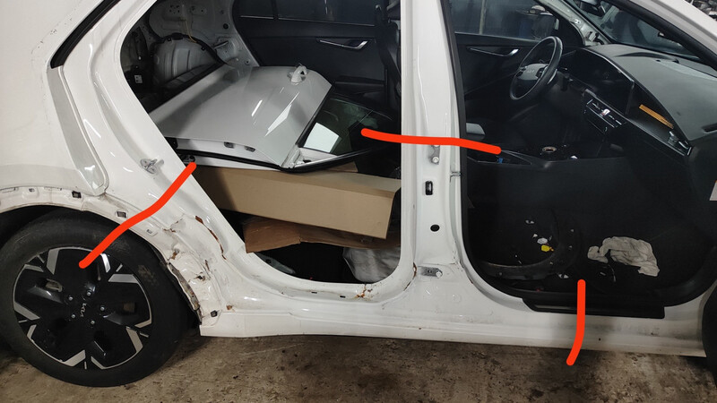 Четверть кузова задняя Kia Niro  2023 68.0 Электро Долина