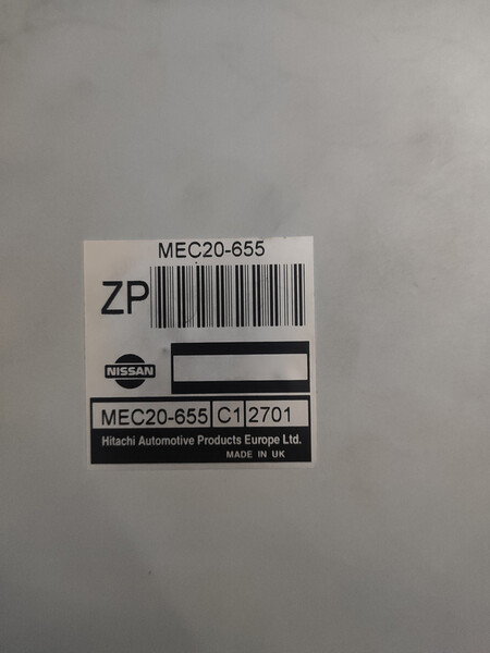 Електронний блок керування двигуном Nissan Almera N16  2002 