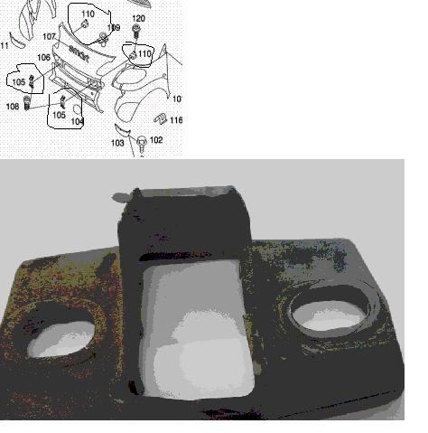 Крепления переднего бампера Smart ForTwo хетчбек 2004 р.  0.6 л бензин Київ