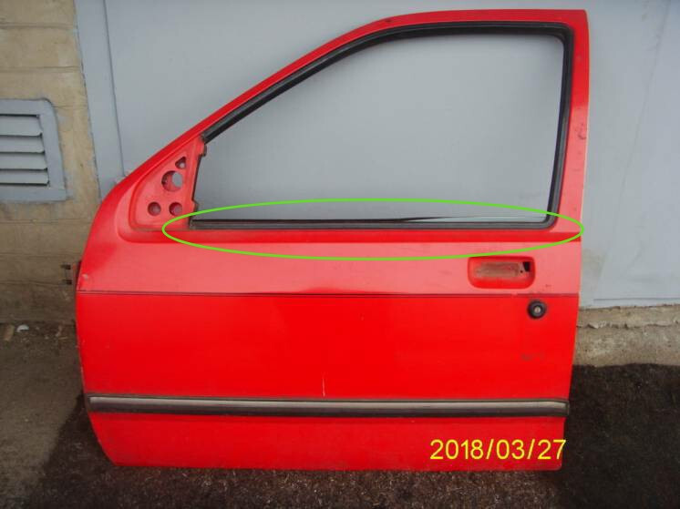 Уплотнитель стекла (бархотка), уплотнительные резинки на двери Nissan Sunny B14  1995 универсал 1.6 Бензин Первомайск