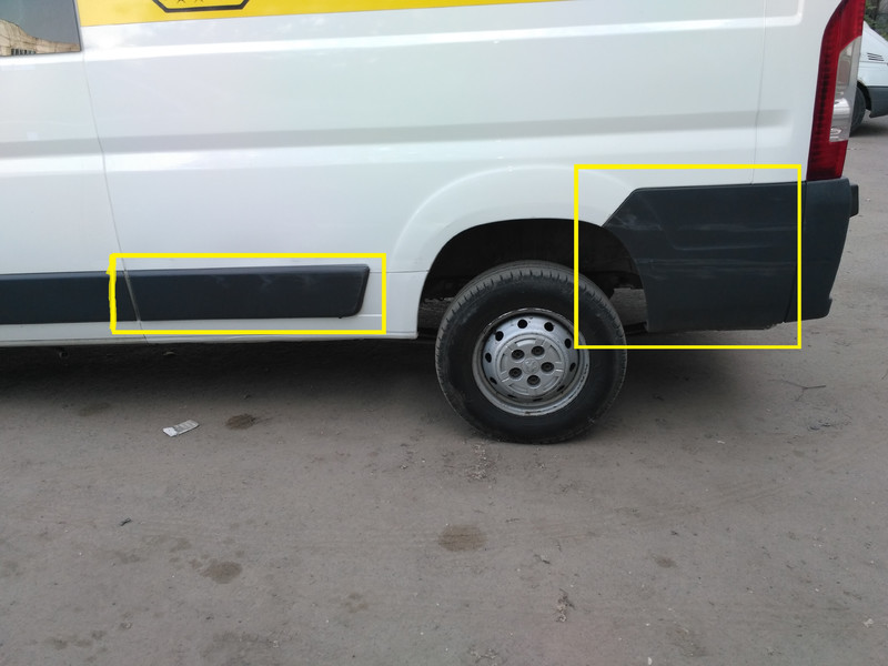 Накладка (листва) заднего левого крыла Peugeot Boxer  2008 2.2 Дизель Луцк