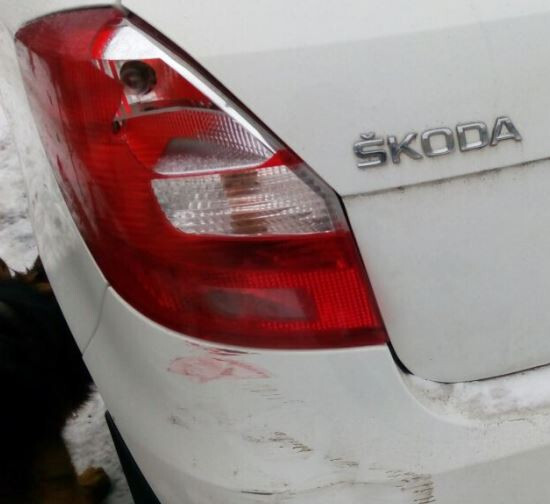 Ліхтар задній лівий Skoda Fabia 2 NEW 2013 хетчбек 1.2 Бензин 