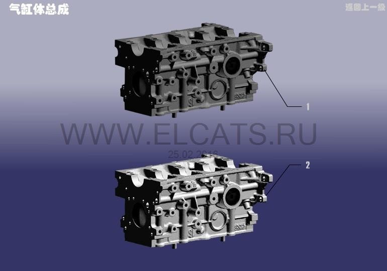 Блок цилиндров 480-1002010EA   Chery Amulet