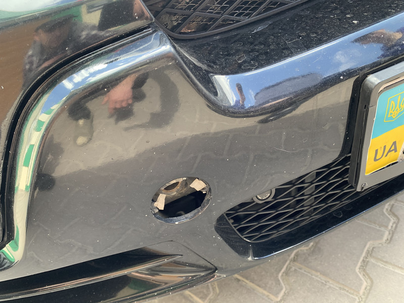 правая круглая заглушка переднего бампера BMW X5 E70  2007 3.0 Дизель Хмельницкий