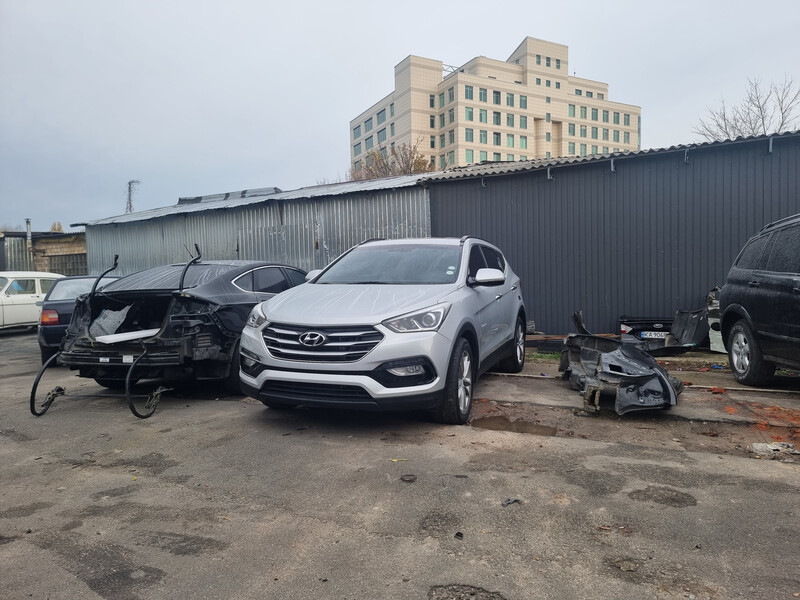 Хромовая накладка на окно противотуманки Hyundai Santa FE 3  2016 2.0 Дизель Киев