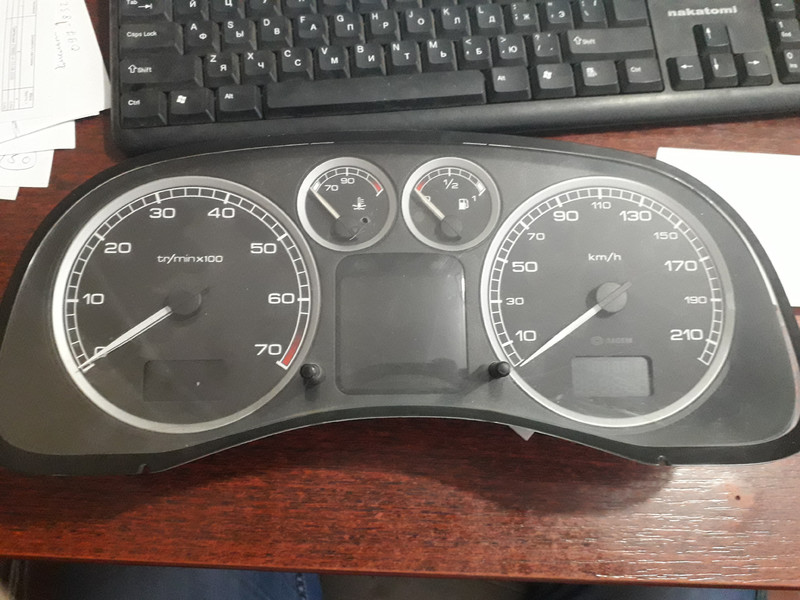Приладова панель P9636708580   Peugeot 307