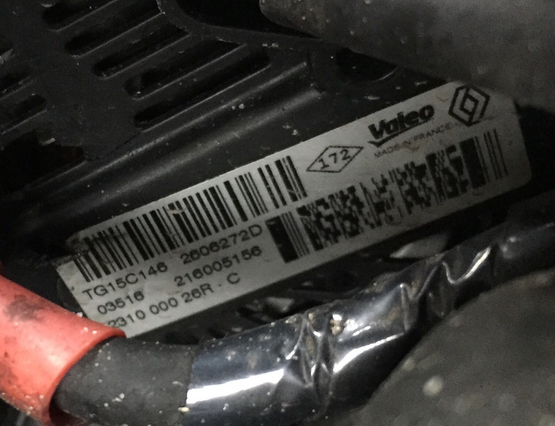 Генератор TG15C146   Renault Kangoo, Renault Megane