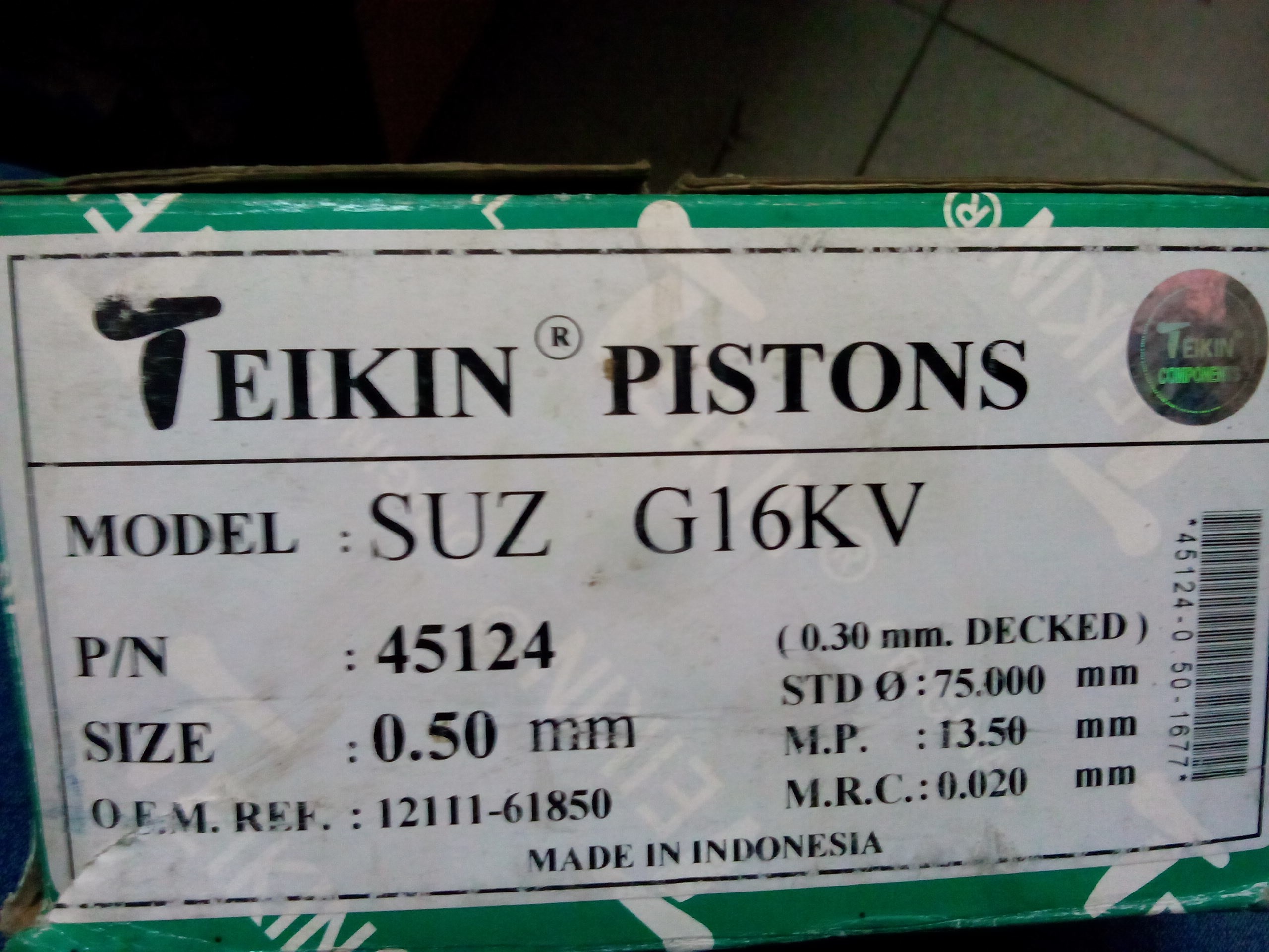 Поршневі кільця Suzuki Baleno  1996 1.6 Бензин Житомир