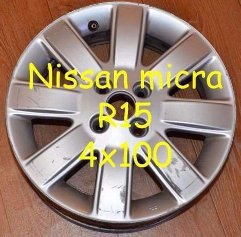 Диск литой Nissan Micra K12  2008 хэтчбек 1.4 Бензин Ровно