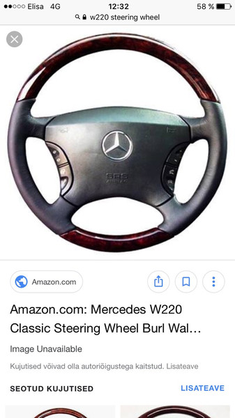 Руль Mercedes S-Class 220.026 2000 г.  3.2 л дизель Ровно