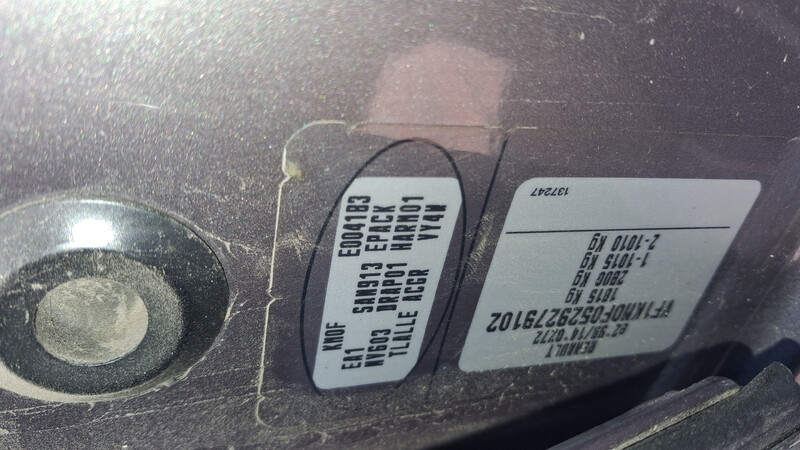 Задні двері (багажника) Renault Megane 2 2003 универсал 1.5 Дизель Киев