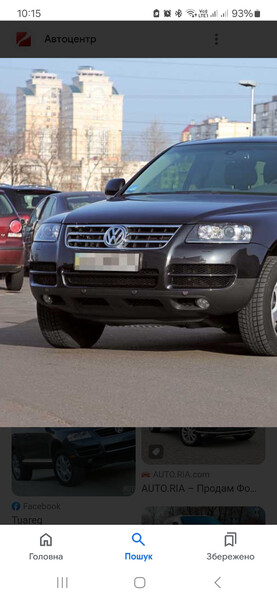 Решітка радіатора Volkswagen Touareg  2004 3.0 Дизель Львів
