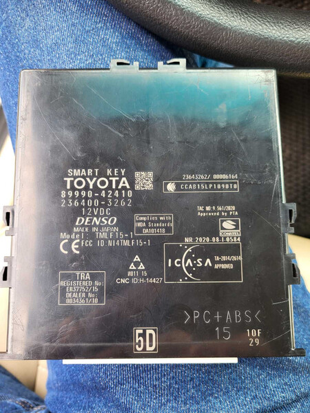 Блок смарт кей Toyota RAV4  2023 2.5 Бензин Харків