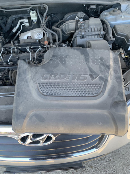 Декоративная крышка двигателя Hyundai Santa FE 2  2010 2.2 Дизель Киев