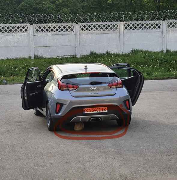 Дифузор заднего бампера на hundai veloster 2.0 2019 Hyundai Veloster  2019 Днепр