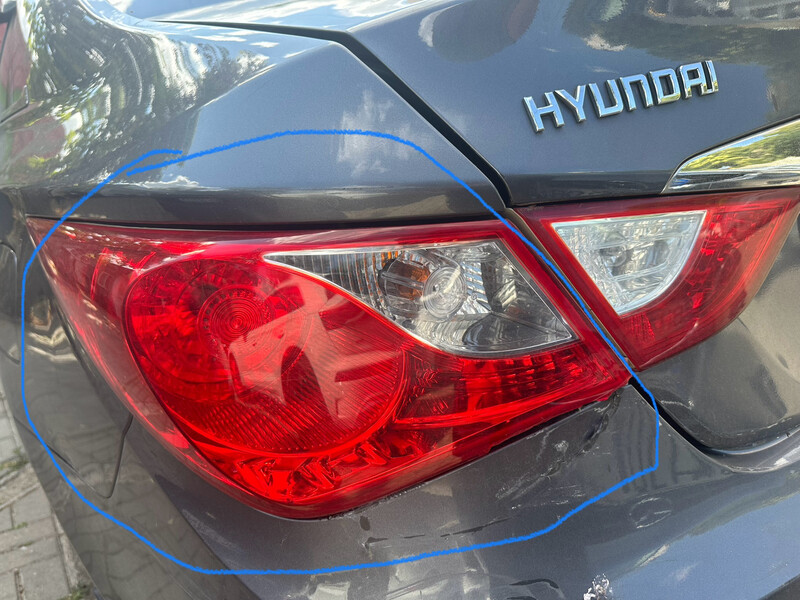 Стоп задний левый Hyundai Sonata 6  2011 2.4 Бензин Одесса