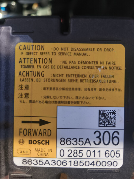 Блок SRS Mitsubishi Outlander 3  2018 2.0 Гибрид Киев