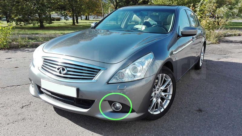 Накладка противотуманной фары (левая) Infiniti G 25 2010 2.5 Бензин Киев