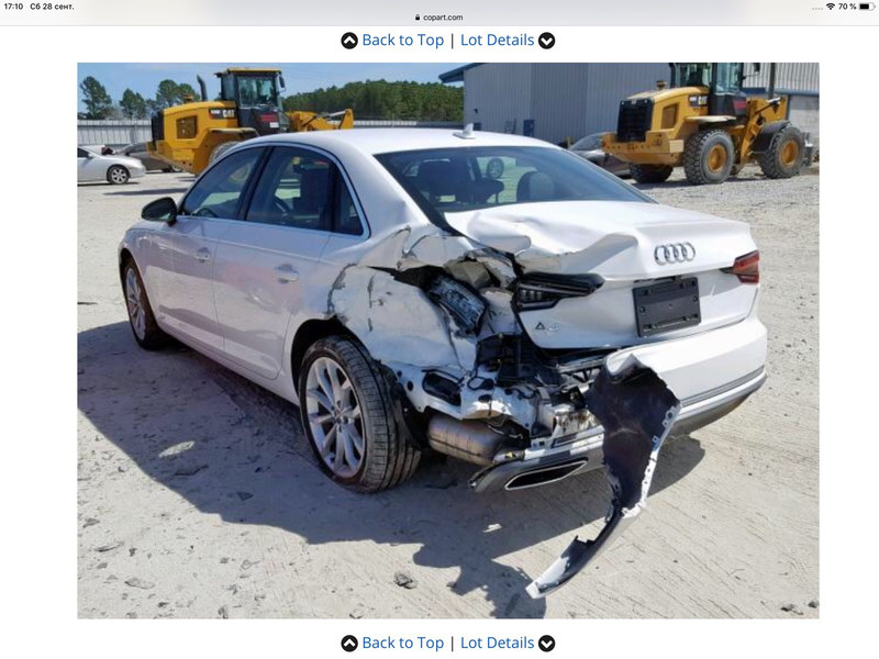 Задняя левая четверть (заднее левое крыло) Audi A4 B9 2019 2.0 Бензин Одесса