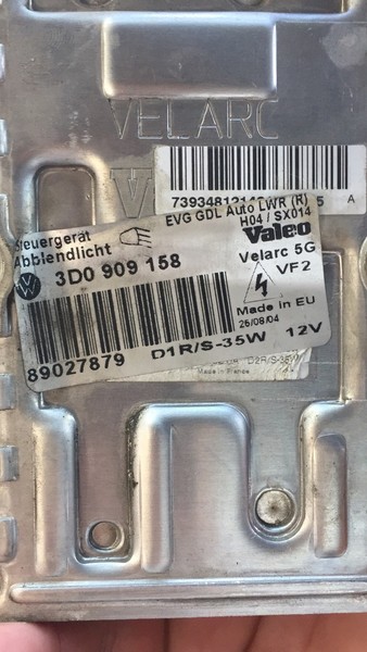 Блок розпалювання розряду фари ксенон 3D0909158   Volkswagen Touareg