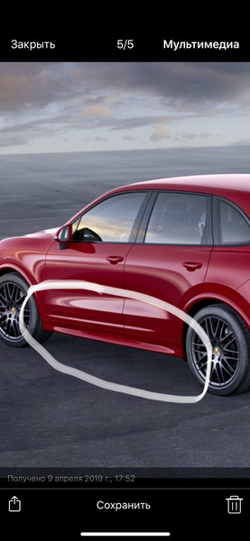 Накладки на пороги Porsche Cayenne  2015  Бензин Киев
