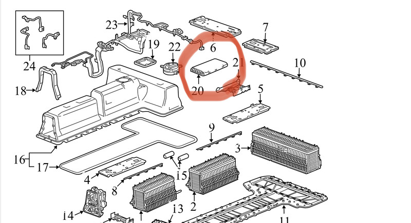 Модуль управления гибридной батареей becm Chevrolet Volt  2016 хетчбек 1.5 Гибрид Одеса