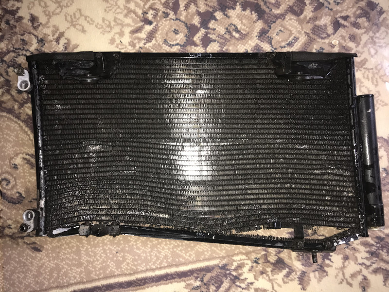 Радиатор кондиционера Toyota Avensis T22 2001 2.0 Бензин Первомайский