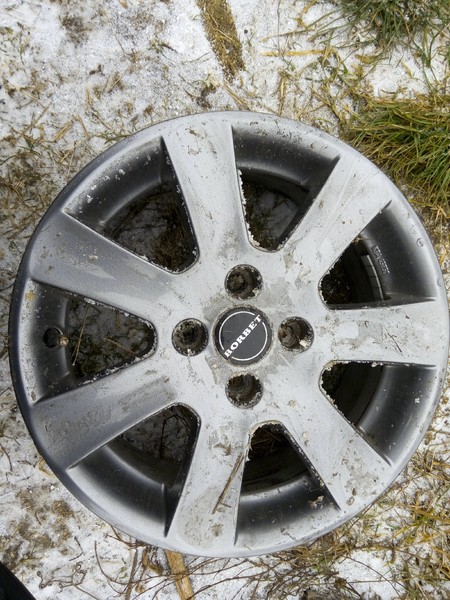 Диски легкосплавные borbet 4x100 r 15 Renault Modus  2008 хэтчбек 1.2 Бензин Львов