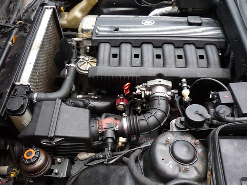 Гофрированый патрубок BMW 5 Series 525i 1993 2.5 Бензин Ирпень
