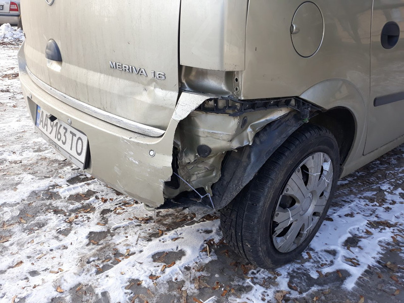 Направляющая заднего бампера правая Opel Meriva А 2007 хэтчбек 1.6 Бензин Ровно