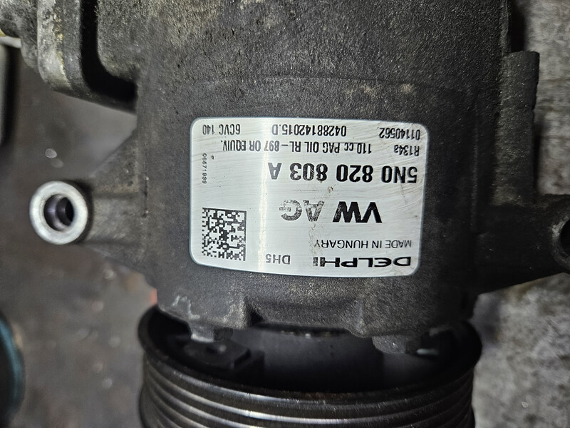 Компрессор кондиционера Volkswagen Touran  2009 1.9 Дизель Желтые Воды